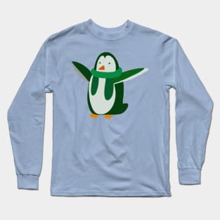 Green Penguin Long Sleeve T-Shirt